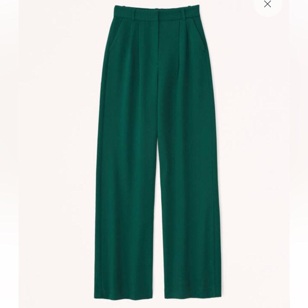 Abercrombie A&F Sloane Tailored Pant, Size 28R, Green, NWT